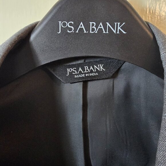 Joseph A. Bank 43R gray 100% wool suit and pants - Picture 2 of 12